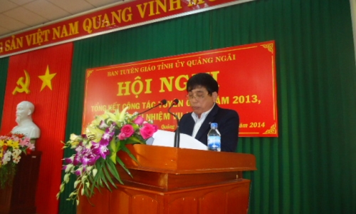 Quảng Ngãi: Tổng kết công tác tuyên giáo năm 2013